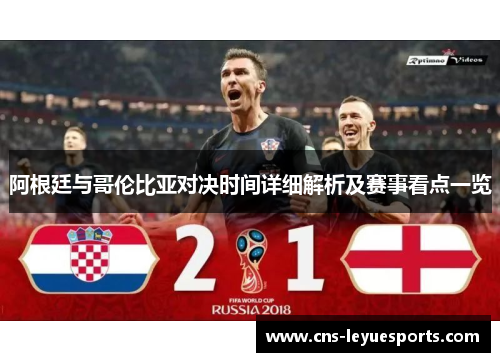 阿根廷与哥伦比亚对决时间详细解析及赛事看点一览